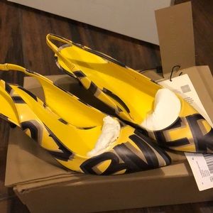 Authentic Burberry logo shoes